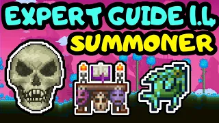 TERRARIA SUMMONER PROGRESSION GUIDE 4! Expert Skeletron Guide! Fishing, Potions and Hardmode Prep!