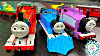 Introducing James and Rosie to our Thomas & Friends Model Railway