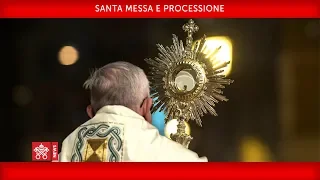 Papa Francesco - Santa Messa e Processione 2018-06-03