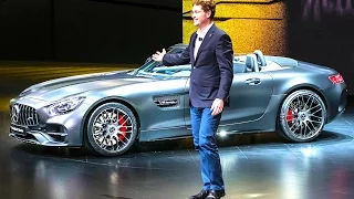 Mercedes AMG GT C Roadster Edition 50 Review Geneva Reveal New AMG GTC Roadster 50 Geneva Video 2017