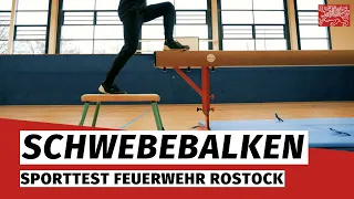 Schwebebalken • Sporttest Feuerwehr Rostock