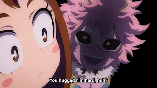 "you hugged him hard, huh?" - mina ashido, 2021