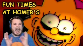FNAF SIMPSONS ANIMATRONICS ARE BACK!! | Fun Times at Homer's (Nights 3 and 4)