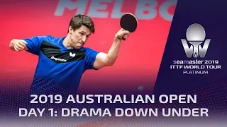 Day 1 of Drama Down Under | 2019 ITTF Australian Open