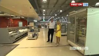 New Coles Ipswich store - sneak peek 15 Jan 2013