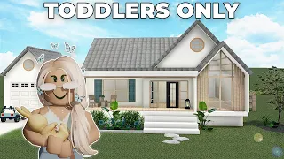building a TODDLERS ONLY house! (but realistic of course) | ROBLOX Bloxburg