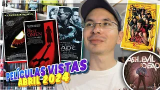 Godzilla (1998),La primera profecía, Ash vs Evil Dead, Contra todos,Blade 3 |PELÍCULAS VISTAS ABRIL