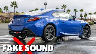 DISABLING "FAKE SOUND" (Active Sound Control) in my 2022 Subaru BRZ