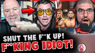 Dana White ABSOLUTELY GOES OFF on The Schmo! Nate Diaz vs Jake Paul OFFICIAL!