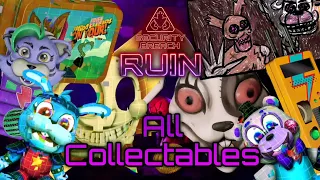 FNaF Security Breach: RUIN - All Collectables (With Messages)