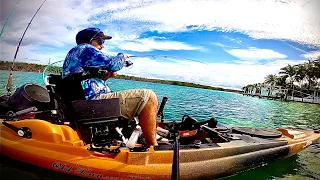 Florida Keys Dock Fishing from Kayaks using Live shrimp