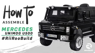 2020 Mercedes Unimog U500 Licensed 12v Kids Electric Ride On Car Assembly Instructions