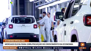 MERCADO ELEVA PARA 2,18% PROJEÇÃO DE CRESCIMENTO DA ECONOMIA - DIVERSA EM REDE (26/06/23)