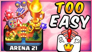 HOW TO GET 8000 TROPHIES 🏆 (Clash Royale Arena 21)