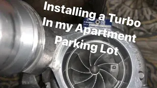 DIY Install N55 Turbo Upgrade Without Removing Subframe E90 E82 E92 335i 135i Pure Stage 2 PWG N54