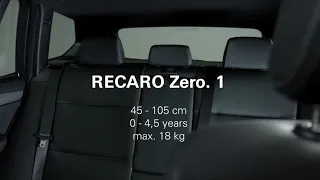 RECARO Zero.1: How to install the child seat correctly