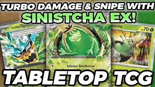Is Sinistcha ex the Charizard ex Counter we NEED?! Twilight Masquerade Tabletop Gameplay