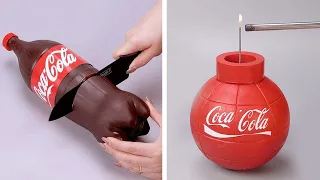 Indulgent Coca cola Chocolate Cake Decorating Ideas | How To Make Cake Decoration Tutorials