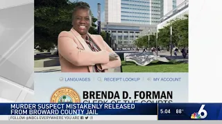Murder Suspect Mistakenly Released From Broward County Jail | NBC 6