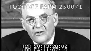 Dulles Outlines U.S. Policy 250071-11 | Footage Farm