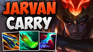 INCREDIBLE JARVAN IV SOLO CARRY IN CHALLENGER! | CHALLENGER JARVAN IV JUNGLE GAMEPLAY | 14.5 S14