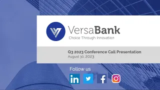 VersaBank VBNK Q3 2023 Earnings Call & Presentation