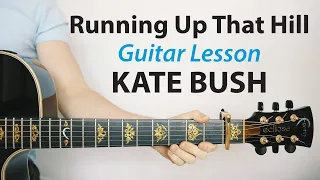 Running Up That Hill: Kate Bush 🎸Acoustic Guitar Lesson (Play-Along, How To Play)