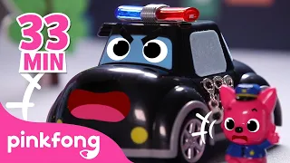 Rescue Team Special | Police Car🚔 | Englisch Lernen | Mix | Pinkfong! Baby Hai Kinderlieder