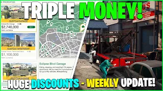 DOUBLE & TRIPLE MONEY, DISCOUNTS & LIMITED TIME CARS IN DEALERSHIPS - GTA ONLINE WEEKLY UPDATE!