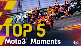 Top 5 Moto3™ Moments | 2021 #AragonGP