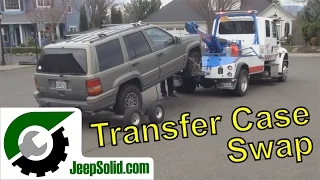 Jeep Grand Cherokee ZJ 4x4 transfer case swap 249 242 231