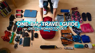 My Ultimate One-Bag Travel Setup ✈️ Digital Nomad Packing Guide 2024