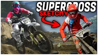 So I got SKETCHY on the Playground Tracks! (Monster Energy Supercross: The Official Videogame 2)