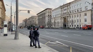 01. Военная техника едет по Москве на репетицию Парада Победы (27.04.2023, часть 1)