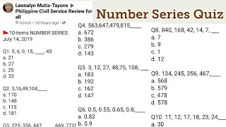 NUMBER SERIES difficult or easy?