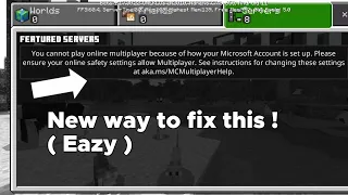 How to fix privacy and online safety setting in Minecraft PE