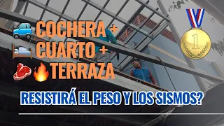 Cómo hacer una #ESTRUCTURA #METÁLICA de fierro para un segundo piso. Cochera - Cuarto - Terraza