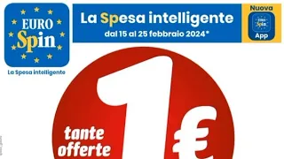 VOLANTINO - ANTEPRIMA⚠️ EUROSPIN 🛒 DAL 15 AL 25 FEBBRAIO 2024 |TANTI♡VOLANTINI