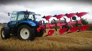 ☆Pług Akpil Viking☆ Pierwsze próby! ☆New Holland T7.200㋡ Mafia Małopolska