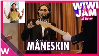 First Time Reaction To Maneskin 🇮🇹 I wanna Be Your Slave  & Zitti E Buoni /Wiwi Jam At Home