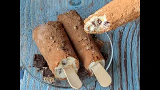Ice cream in 1 minute without mixer. Very simple