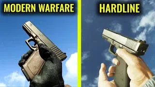 Modern Warfare 2019 VS Battlefield HARDLINE - Weapon Comparison