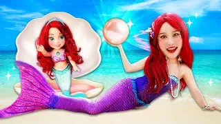 지니가 인어공주 학교에서 인어공주가 되었어요 little mermaid play