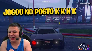 PAULINHO O LOKO JOGANDO O CARRO NO POSTO KKKKK | GTA RP COMPLEXO