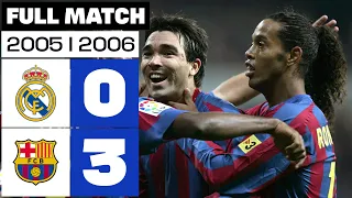 Highlights Real Madrid vs FC Barcelona (0-3) Matchday 12 2005/2006 - FULL MATCH