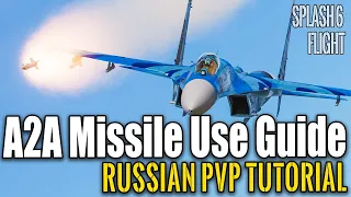 🚀 DCS World Multiplayer: Air to Air Missile guide. How & when to use in a2a. Su-27 flight in pvp.