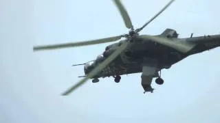 Mi-24 Hind Demo Czech Air force at Volkel Airshow 2013