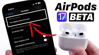 iOS 17 AirPods Beta - How to install Airpods Beta!