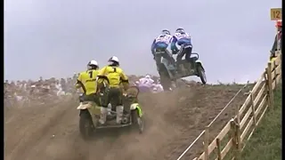 Sidecar motocross racing World championship Belarus 2000 Volkovysk