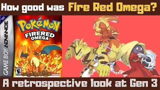 A retrospective look at Pokemon Fire Red OMEGA and Generation 3 mechanics (ROM hack review)